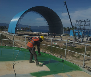 Cleaning & Painting Tank